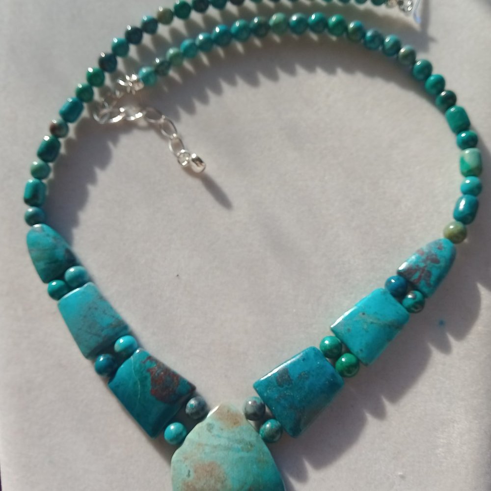 Jay King Dtr Sterling Silver Statement Chrysocoll… - image 3